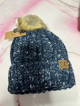 Load image into Gallery viewer, CC Fuzzy Lined Pom Beanie