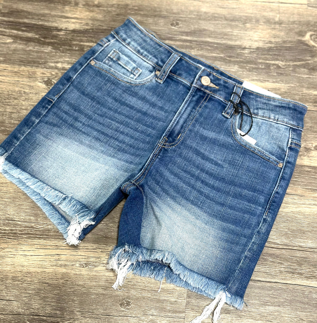 Emily Frayed Hem Jean Shorts