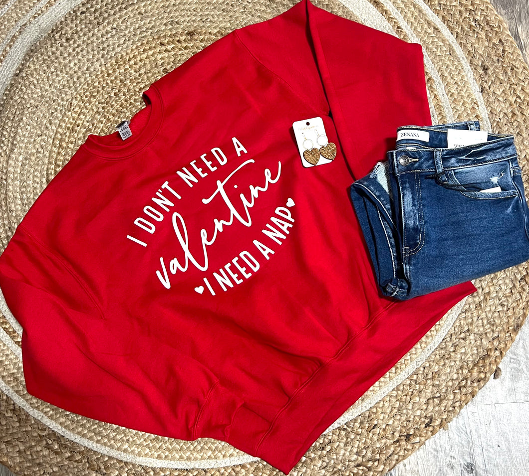 Valentine Crew Sweatshirt