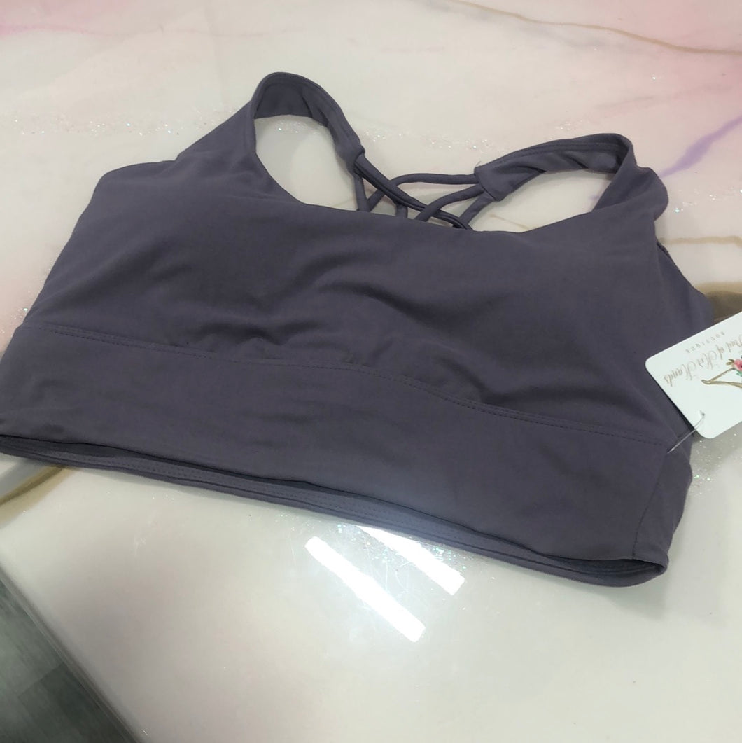 Frosted Mulberry Sports Bra