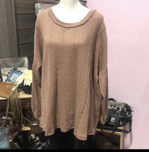 Textured Knit top