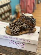 Load image into Gallery viewer, Blowfish sandal in Twill and Leopard