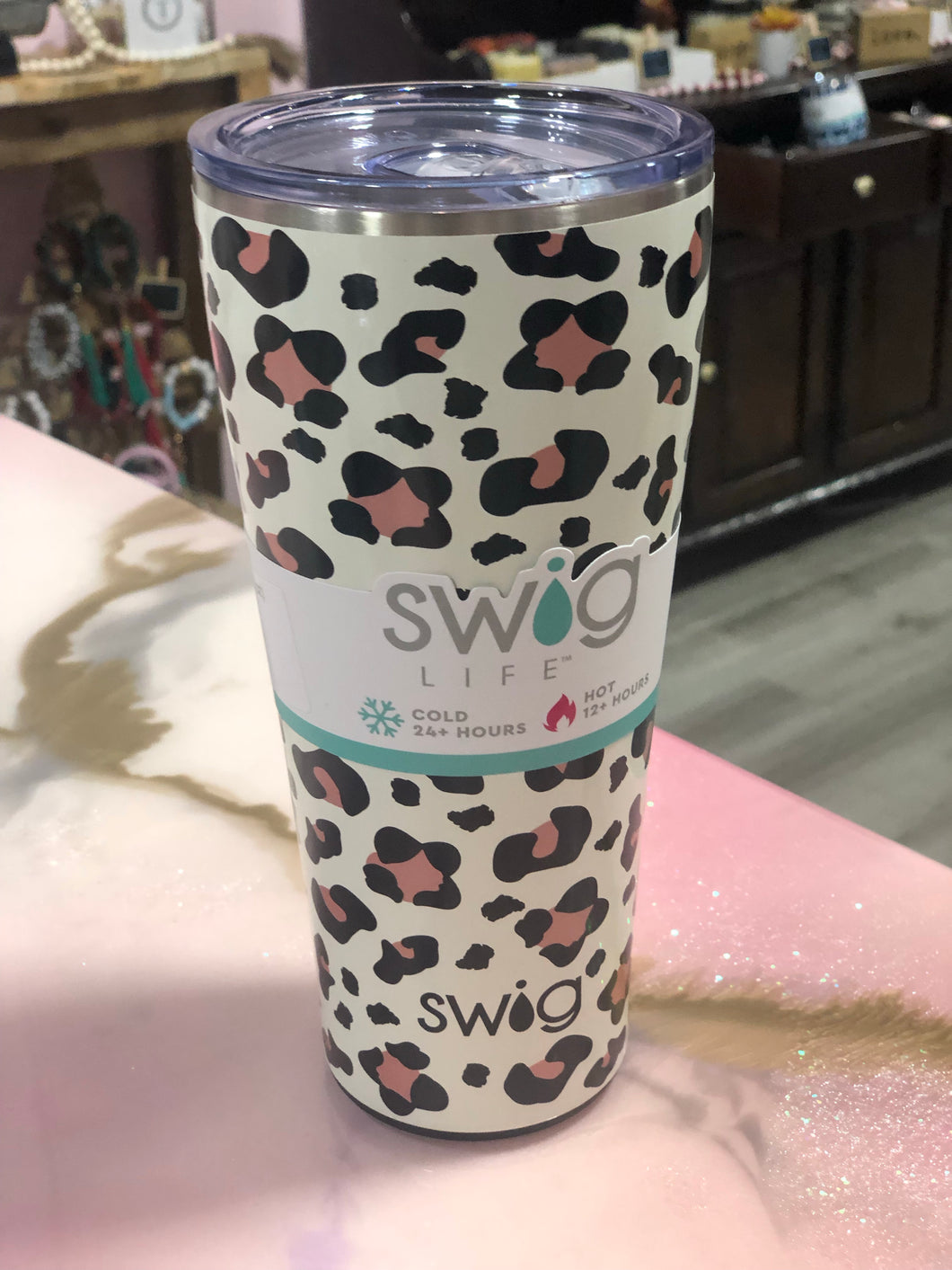 Luxy Leopard Swig Tumbler (32 oz)