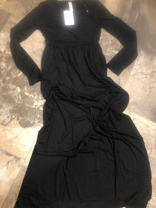 Long sleeved maxi dress