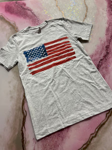 American Flag graphic tee