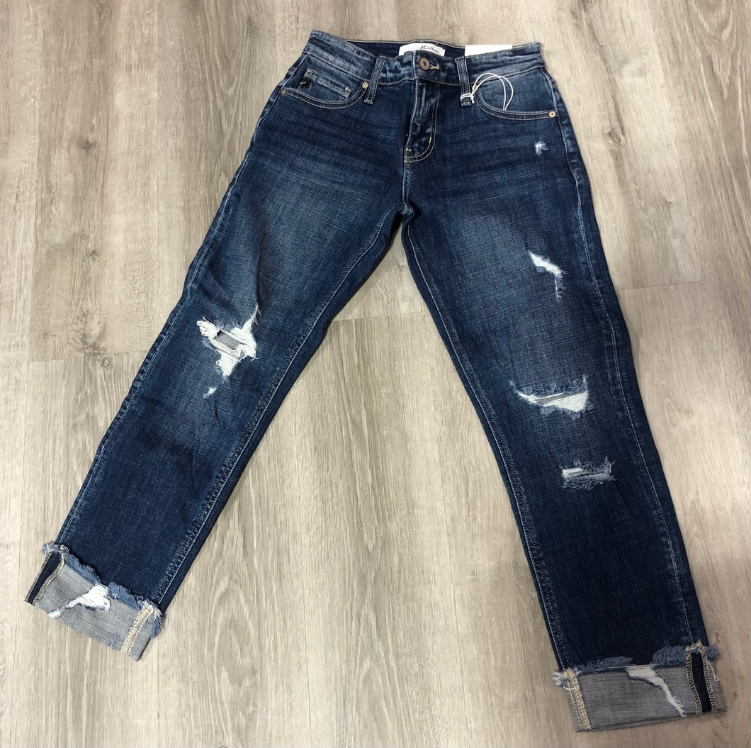 Kancan Mid-rise slim Boyfriend jeans
