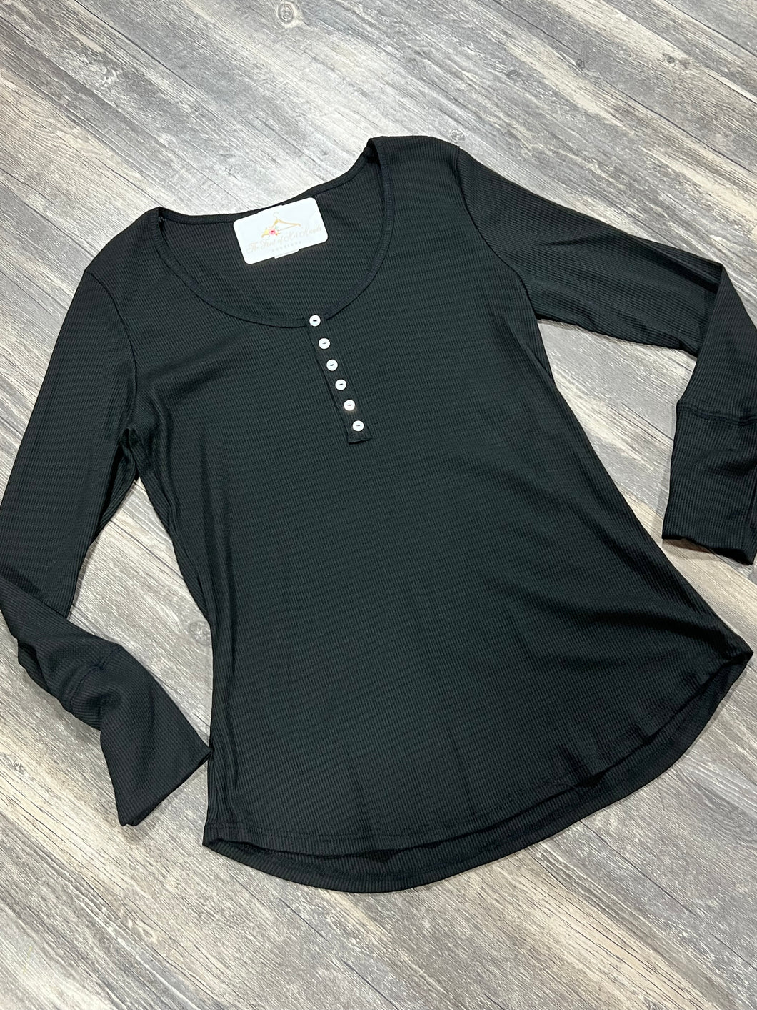Black thermal button top