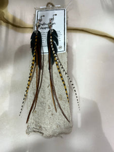 TKM Short Feather Dangles