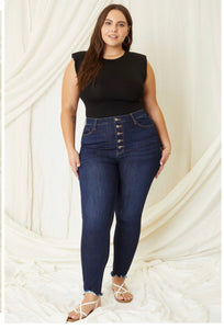 Kancan non-distressed skinny jeans