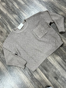 Lounge sweater with pocket
